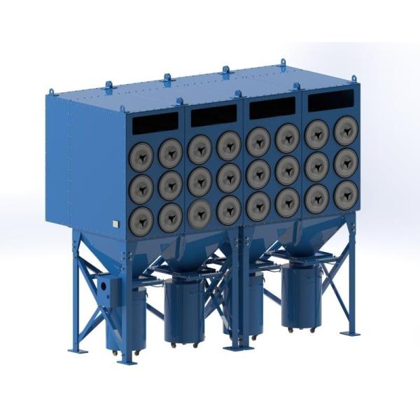Buy Construction Industrial Dust Extraction System Cement Planting Low Pressure at wholesale prices