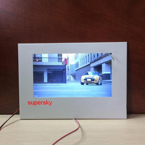 Buy High Resolution Artwork LCD Video Mailer With 2G / 8G External Memory at wholesale prices