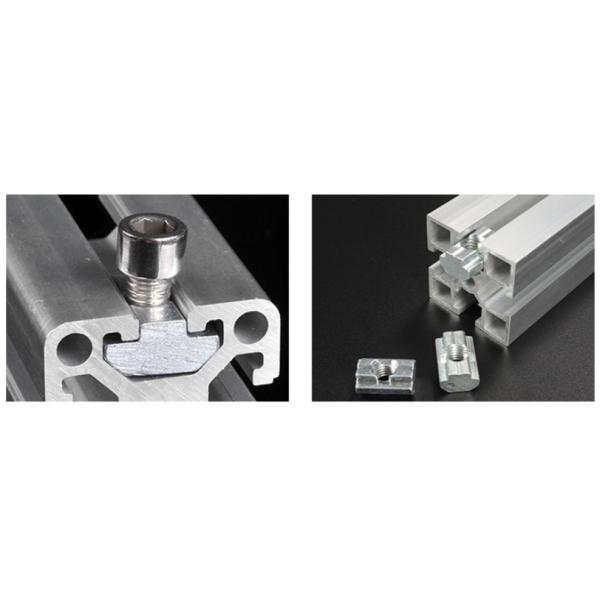 Black Zinc 45 Steel T-Slot Nuts For T-Slots Slide-in Square Sliding Hammer T Nut Imperial Measurement