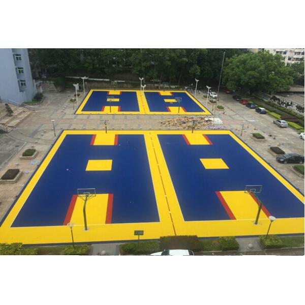 IAAF Anti Aging PP Interlocking Tiles Moistureproof Sport Flooring