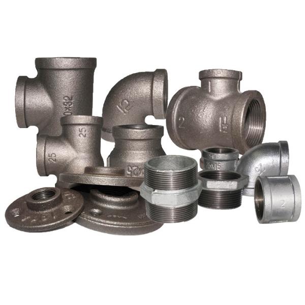 Buy 1/2"-4" NPT Threaded Malleable Iron Pipe Fittings GI Socket Equal Shape at wholesale prices