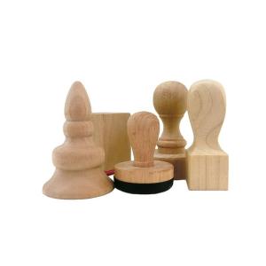 Natural Wood Stamp Handle, Children's Montessori Stamp Toys
