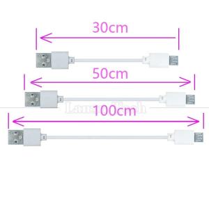 OEM ODM 0.1M 0.2M 0.3M 0.5M 1M Sync Data Charging USB A To Usb Micro Data Cable