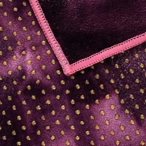 China Microfiber Fabric Yoga Mat Towel Absorbent Skidless 220gsm 320gsm on sale