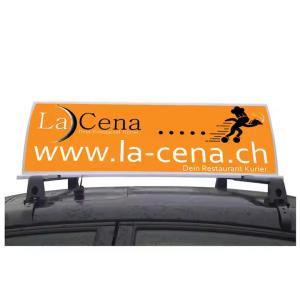 Quality Outdoor Car LED Sign Display with 384*128dot Screen Resolution and Text Display Function for sale