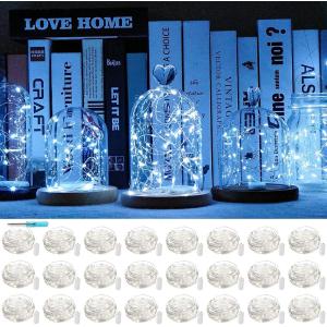 Firefly Copper Wire Lights Battery Powered Lights for Table Centerpiece