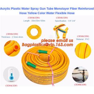Clear Vinyl Tubing PVC three poly two thread hose pvc braided hose pipe, plastic