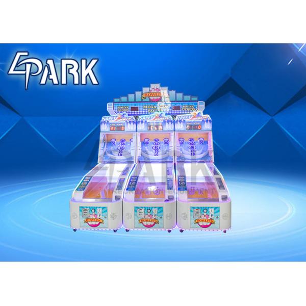Entertainment Coin Operated Arcade Machines / Adult - Child Bowling Simulator