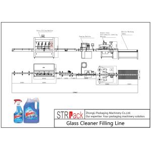 Multifunctional Glass Cleaner Liquid Soap Filling Machine Automatic Liquid
