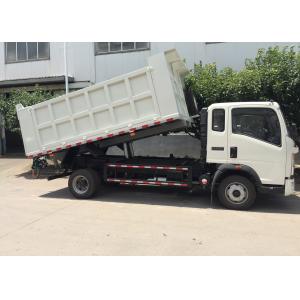 White Tipper Dump Truck , Howo Tipper Truck Right Hand Drive