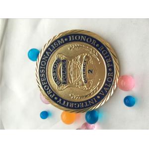 Zinc Alloy Custom Fashion Metal Challenge Coin with different boarder