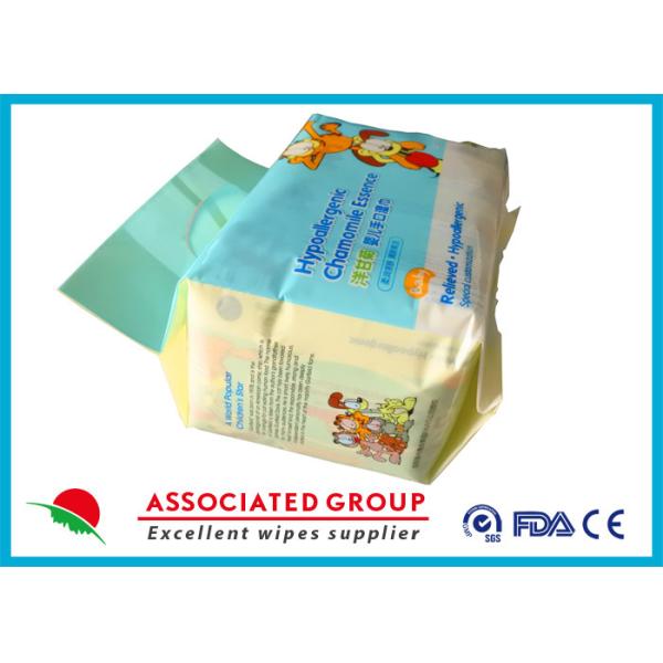 Buy 25PCS / Bag Baby Wet Wipes Chamomile Skincare Essence Without Alcohol at wholesale prices