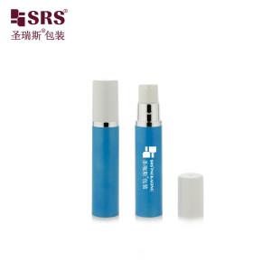 Quality A003 5ml Metalized Silver Color Shoulder Injection Solid Color Plastic Empty Airless Pump Bottle Packaging Container for sale