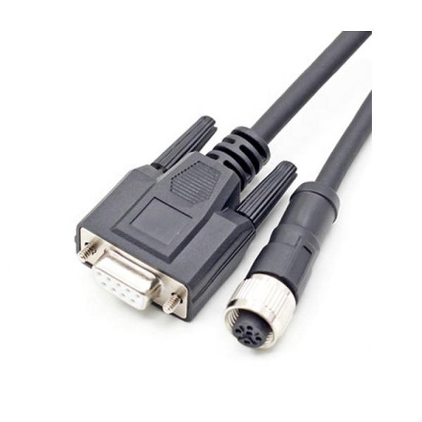 7ft Straight RS232 RJ45 Cable Db9 Female To BNC Braided For Monitor
