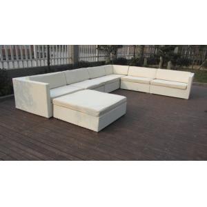 8pcs cheap PE rattan garden sofas