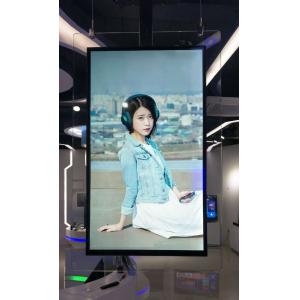 43" 55" Ultra Thin Digital Signage Kiosk Double Sided Floor Stand High