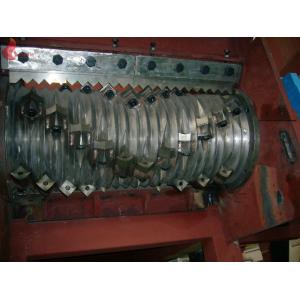 Single shaft And Twin Shaft plastic shredder machine , film recycling machine