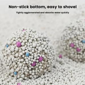 Sustainable Spherical Bentonite Cat Litter Grey 100% Natural Clay Kitty Litter