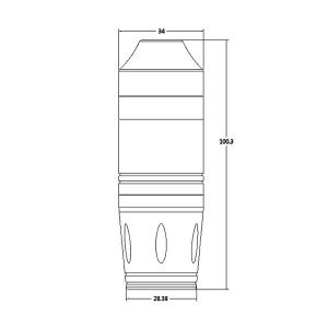 RCA Connector Wireless Rotary Tattoo Machine Speed Adjustable OEM