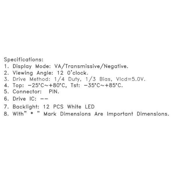 Shenzhen Factory Direct VA Segment LCD Module For Electric Vehicle Display Manufacturer