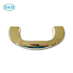 Quality Half Moon Design Metal Coffin Handles Casket Handles Zamak Material for sale