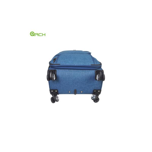 Snowflake Suitcase Soft Sided Luggage with Spinner Wheels and New Style Front Pockets