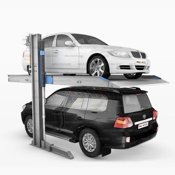 CE ISO9001 Hydraulic Car Parking Lift With 2 - 3 M/Min Lifting Speed PLC Control