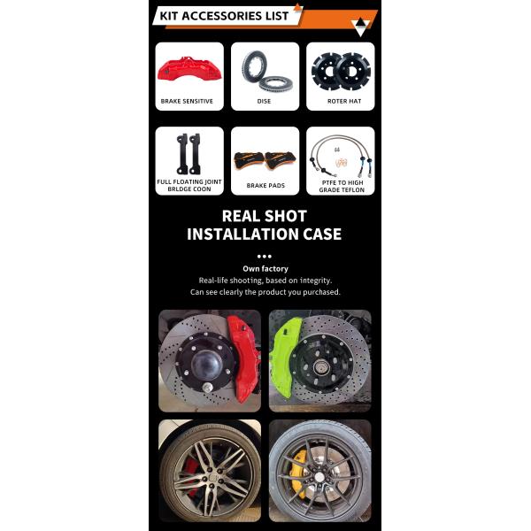 High Performance Refit 6-Piston Brake Caliper 18z For 380mm Dish For Mercedes Benz C Class