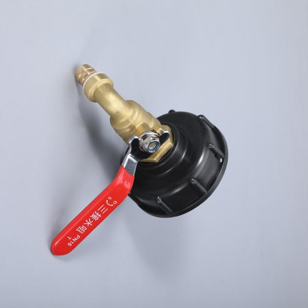 IBC Tank Fitting Adapter S60x6 Coupling with Hose Barb 1/2" 3/4" 1" Round Head Code