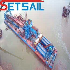 60m3-500m3 Capacity Customized Chain Bucket Sand Gold Dredger with Trommel