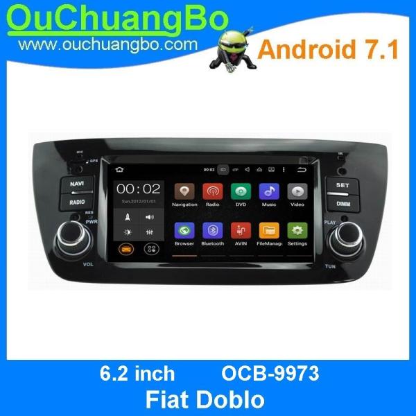 Ouchuangbo autoradio multi media stereo android 7.1 for Fiat Doblo support DDR3