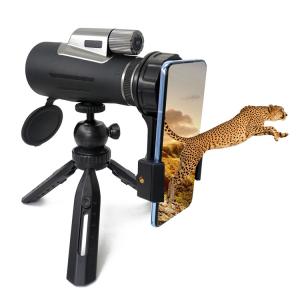 High Definition 10×50 BAK4 Prism Monocular Telescope IPX7 Waterproof