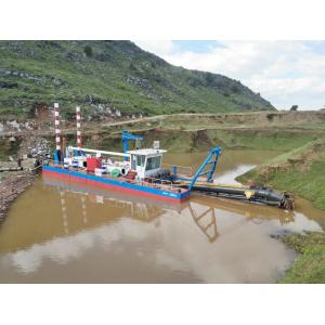 12m Dredging Depth Diesel Cutter Suction Sand Mining Dredge For Heavy Duty Sand