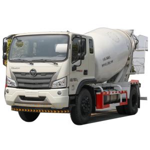 Small FOTON Mobile Concrete Mixing Transport Truck Self Loading 4x2 190 HP 4 CBM