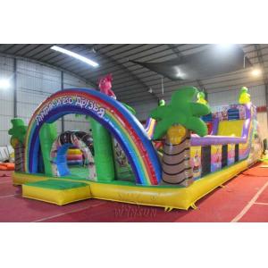 Luntik And His Friends Inflatable Toddler Playground / Amusement Park With Slide