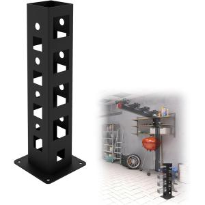 Quality 1.25&quot;/2&quot; Hitch Storage Heavy Duty Receiver Garage Hitch Stand Holder Base 9 Hitch Storage Ground Mount for sale