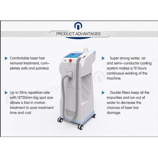 2000w painless 808nm diode laser hair removal high power laser with big light spot