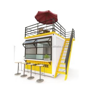 EU 10ft Mini Pop-up Shop Container Coffee Shop Bar Fast-food Restaurant