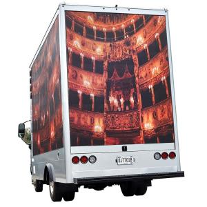 P5 Outdoor LED Display Screen Wall Truck LED Mobile Billboard Trailer AC220V