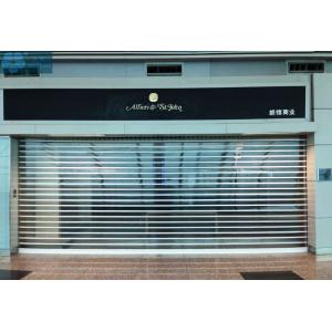 3m Height 9mm Tube Roll Up Clear Roller Shutters