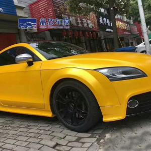 Chrome Matte Clear Vinyl Wrap