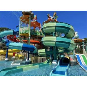 Water Aquatic Park Water Entertainment Equipment Fiberglass Slide