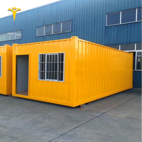 Buy Yellow Sandwich Panel Modular Steel House Prefabricated Engineered Building at wholesale prices