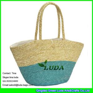 LUDA 2015 best wheat straw beach bags large summer women straw tote bag
