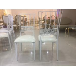 Steel Cafe White Wedding Chairs Rent Wedding Venue Chairs For Dining room