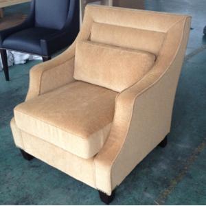 Hotel fabric lounge chair,single sofa LC-0004