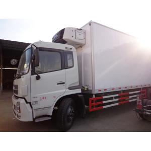 Dongfeng 10 Ton Refrigerated Truck , -15 ℃ Refrigerated Delivery Truck With Rear