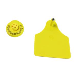 China PEUR Electronic Ear Tags Vibrating IEC 68-2-6 Tension 350N Custom Ear Tags For Cattle on sale