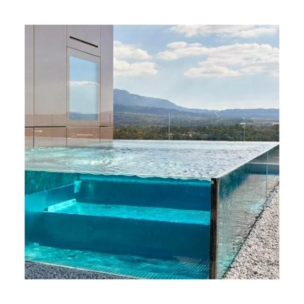 Buy Efficiently Clear Large Pools with Aupool's UV Resistant Acrylic Swimming Pool Window at wholesale prices