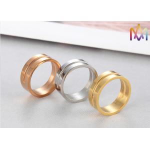 1mm Thickness Mens Stainless Steel Wedding Rings